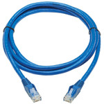 Tripp Lite N201P-006-BL Cat6 Gigabit Snagless Molded UTP Ethernet Cable (RJ45 M/M) PoE CMR-LP Blue 6 ft. (1.83 m)