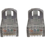 Tripp Lite N261-002-GY Cat6a 10G Snagless Molded UTP Ethernet Cable (RJ45 M/M), PoE, Gray, 2 ft. (0.6 m)