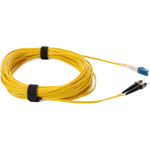 AddOn ADD-ST-LC-15M9SMF 15m LC (Male) to ST (Male) Yellow OS2 Duplex Fiber OFNR (Riser-Rated) Patch Cable