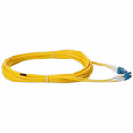 AddOn ADD-LC-LC-0.5M9SMF 0.5m LC (Male) to LC (Male) Yellow OS2 Duplex Fiber OFNR (Riser-Rated) Patch Cable
