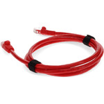 AddOn ADD-9FCAT6-RD 9ft RJ-45 (Male) to RJ-45 (Male) Red Cat6 Straight UTP PVC Copper Patch Cable