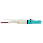 Tripp Lite N822L-05M-MG 400G Duplex Multimode 50/125 OM4 Fiber Optic Cable (CS-PC/LC-PC) Round LSZH Jacket Magenta 5 m