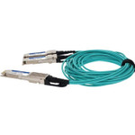 AddOn AOC-Q28DD-2Q28-100G-3M-AO Fiber Optic Network Cable