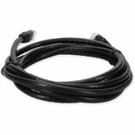 AddOn ADD-3FCAT6-BK-TAA 3ft RJ-45 (Male) to RJ-45 (Male) Straight Black Cat6 UTP Copper PVC TAA Compliant Patch Cable