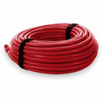 AddOn ADD-100FCAT6A-RD 100ft RJ-45 (Male) to RJ-45 (Male) Straight Red Cat6A UTP PVC Copper Patch Cable