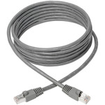 Tripp Lite N262-012-GY Cat6a 10G Snagless Shielded STP Ethernet Cable (RJ45 M/M) PoE Gray 12 ft. (3.66 m)