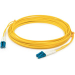 AddOn ADD-LC-LC-125M9SMF 125m LC (Male) to LC (Male) Yellow OS2 Duplex Fiber OFNR (Riser-Rated) Patch Cable