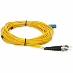 AddOn ADD-ST-LC-4M9SMF 4m LC (Male) to ST (Male) Yellow OS2 Duplex Fiber OFNR (Riser-Rated) Patch Cable