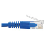 Tripp Lite N204-S02-BL-LA Left-Angle Cat6 Gigabit Molded Slim UTP Ethernet Cable (RJ45 Left-Angle M to RJ45 M) Blue 2 ft. (0.61 m)