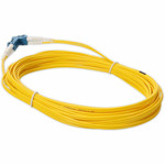 AddOn ADD-LC-LC-1M9SMF-TAA 1m LC (Male) to LC (Male) Yellow OS2 Duplex Fiber TAA Compliant OFNR (Riser-Rated) Patch Cable