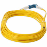 AddOn ADD-LC-LC-1M9SMF-TAA 1m LC (Male) to LC (Male) Yellow OS2 Duplex Fiber TAA Compliant OFNR (Riser-Rated) Patch Cable