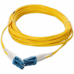 AddOn ADD-LC-LC-1M9SMF-TAA 1m LC (Male) to LC (Male) Yellow OS2 Duplex Fiber TAA Compliant OFNR (Riser-Rated) Patch Cable