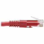 Tripp Lite N200-001-RD Cat6 Gigabit Molded (UTP) Ethernet Cable (RJ45 M/M) PoE Red 1 ft. (0.31 m)