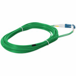 AddOn ADD-LC-LC-8M9SMF-GN 8m LC (Male) to LC (Male) Green OS2 Duplex Fiber OFNR (Riser-Rated) Patch Cable