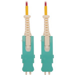 Tripp Lite N823S-03M-MG 400G Multimode 50/125 OM4 Fiber Optic Cable (Duplex SN-PC M/M) LSZH Magenta 3 m (9.8 ft.)