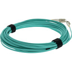 AddOn ADD-LC-LC-37M5OM4 37m LC (Male) to LC (Male) Straight Aqua OM4 Duplex OFNR (Riser-Rated) Fiber Patch Cable