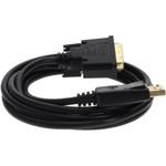 AddOn DISPLAYPORT2DVI6F 6ft DisplayPort 1.2 Male to DVI-D Dual Link (24+1 pin) Male Black Cable For Resolution Up to 2560x1600 (WQXGA)