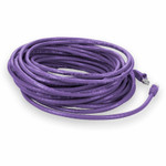 AddOn ADD-20FCAT6XO-PE 20ft RJ-45 (Male) to RJ-45 (Male) Purple Microboot, Snagless Cat6 Crossover UTP PVC Copper Patch Cable