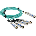 AddOn QSFP-4SFP25G-AOC15M-AO Fiber Optic Network Cable