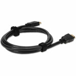 AddOn HDMIHSMM10-5PK 5PK 10ft HDMI 1.4 Male to HDMI 1.4 Male Black Cables Which Supports Ethernet Channel For Resolution Up to 4096x2160 (DCI 4K)