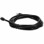 AddOn ADD-7FCAT6-BK 7ft RJ-45 (Male) to RJ-45 (Male) Straight Black Cat6 UTP PVC Copper Patch Cable