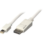 UNC MDPDP-06F-MM 6ft Mini Displayport to Displayport Cable, Male - Male, 32 AWG