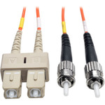 Tripp Lite N504-02M 2M Duplex Multimode 50/125 Fiber Optic Patch Cable SC/ST 6' 6ft 2 Meter