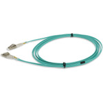 AddOn ADD-LC-LC-10M5OM4LZ 10m LC (Male) to LC (Male) Straight Aqua OM4 Duplex LSZH Fiber Patch Cable