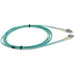 AddOn ADD-LC-LC-10M5OM4LZ 10m LC (Male) to LC (Male) Straight Aqua OM4 Duplex LSZH Fiber Patch Cable