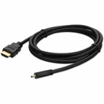 AddOn HDMI2MHDMI3-5PK 5PK 3ft HDMI 1.4 Male to Micro-HDMI 1.4 Male Black Cables For Resolution Up to 4096x2160 (DCI 4K)