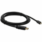 AddOn HDMI2MHDMI3-5PK 5PK 3ft HDMI 1.4 Male to Micro-HDMI 1.4 Male Black Cables For Resolution Up to 4096x2160 (DCI 4K)