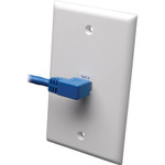 Tripp Lite N204-003-BL-LA Left-Angle Cat6 Gigabit Molded UTP Ethernet Cable (RJ45 Left-Angle M to RJ45 M) Blue 3 ft. (0.91 m)