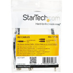 StarTech MUY1MFF Stereo Splitter Cable - Phono Stereo 3.5mm (M) - Phono 2x Stereo (F) - 6in