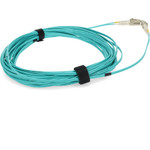 AddOn ADD-LC-LC-3M5OM4P 3m LC (Male) to LC (Male) Straight Aqua OM4 Duplex Plenum Fiber Patch Cable