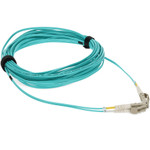 AddOn ADD-LC-LC-3M5OM4P 3m LC (Male) to LC (Male) Straight Aqua OM4 Duplex Plenum Fiber Patch Cable