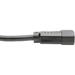 Tripp Lite Heavy-Duty PDU Power Cord C13 to C14 15A 250V 14 AWG 2 ft. (0.61 m) Black