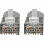Tripp Lite N200-001-GY Cat6 Gigabit Molded (UTP) Ethernet Cable (RJ45 M/M) PoE Gray 1 ft. (0.31 m)