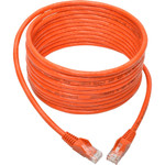 Tripp Lite N201-015-OR Cat6 Gigabit Snagless Molded (UTP) Ethernet Cable (RJ45 M/M) PoE Orange 15 ft. (4.57 m)