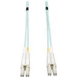 Tripp Lite N820-20N 10Gb Duplex Multimode 50/125 OM3 LSZH Fiber Patch Cable (LC/LC) Aqua 0.5M (20-in.)