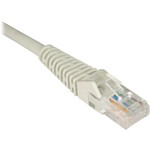 Tripp Lite N001-025-GY Cat5e 350 MHz Snagless Molded (UTP) Ethernet Cable (RJ45 M/M) PoE Gray 25 ft. (7.62 m)