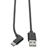 Tripp Lite U038-006-CRA USB 2.0 Hi-Speed Cable A to USB Type C USB C M/M Right-Angle 6ft 6'