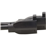 Tripp Lite Extension Cord Y Splitter, Right-Angle NEMA 5-15P to 2x NEMA 5-15R - Heavy Duty, 15A, 120V, 14 AWG, 1 ft. (0.3 m), Black