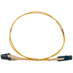 Tripp Lite N383L-02M 40/100/400G Singlemode 9/125 OS2 Fiber Optic Cable (Duplex SN-UPC to Duplex LC-UPC M/M) LSZH Yellow 2 m (6.6 ft.)