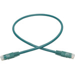 Tripp Lite N200-002-GN Cat6 Gigabit Molded (UTP) Ethernet Cable (RJ45 M/M) PoE Green 2 ft. (0.61 m)