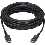 Tripp Lite P568FA-20M High-Speed Armored HDMI Fiber Active Optical Cable (AOC) 4K @ 60 Hz HDR 4:4:4 M/M Black 20 m (65 ft.)