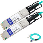 AddOn AOC-Q-Q-40G-4M-AO Fiber Optic Network Cable