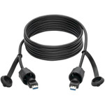 Tripp Lite U325-010-IND USB 3.0 SuperSpeed A to A M/M Cable Industrial IP68 Shielded 10 ft. (3.05 m) TAA