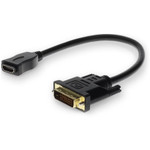 AddOn DVID2HDMI-5PK 5PK DVI-D Dual Link (24+1 pin) Male to HDMI 1.3 Female Black Adapters For Resolution Up to 2560x1600 (WQXGA)