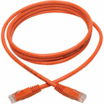 Tripp Lite N200-006-OR Cat6 Gigabit Molded (UTP) Ethernet Cable (RJ45 M/M) PoE Orange 6 ft. (1.83 m)