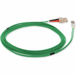 AddOn ADD-SC-LC-1M6MMF-GN 1m SC (Male) to LC (Male) Green OM1 Duplex Fiber OFNR (Riser-Rated) Patch Cable